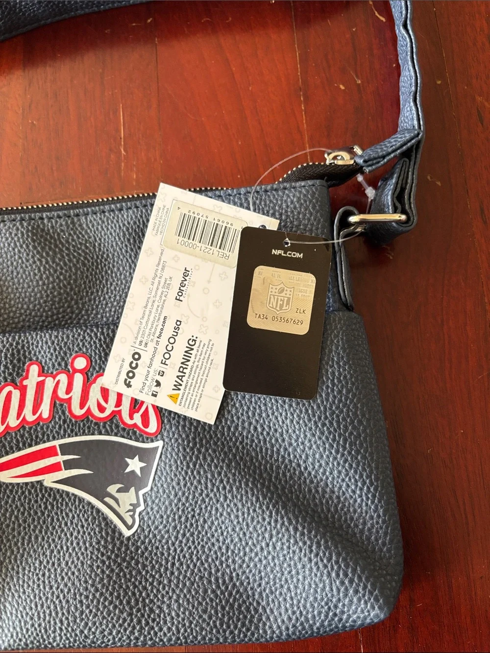 Navy Crossbody Bag - Patriots